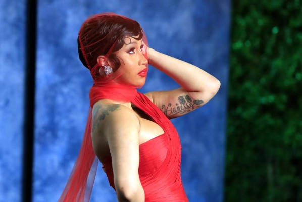 Imagen de archivo de la cantante Cardi B, en una imagen de archivo. Imagen de archivo de la cantante Cardi B, en una imagen de archivo.