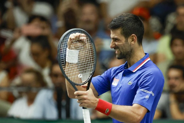 El jugador serbio Novak Djokovic El jugador serbio Novak Djokovic