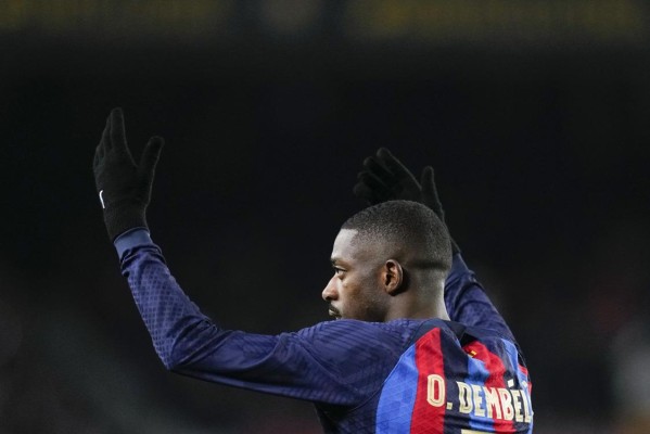 El delantero francés del FC Barcelona, Ousmane Dembélé, en una foto de archivo. El delantero francés del FC Barcelona, Ousmane Dembélé, en una foto de archivo.