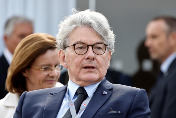 Imagen de Archivo del comisario europeo del Mercado Interior, Thierry Breton. Imagen de Archivo del comisario europeo del Mercado Interior, Thierry Breton.