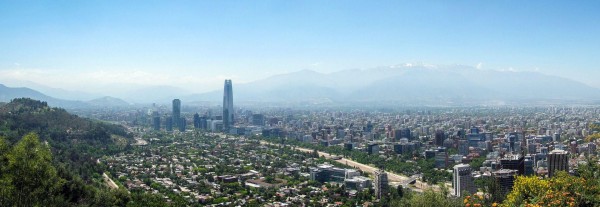 Vista panorámica de la ciudad de Chile. Vista panorámica de la ciudad de Chile.