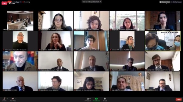 Audiencia ante la Corte Interamericana de Derechos Humanos. Audiencia ante la Corte Interamericana de Derechos Humanos.