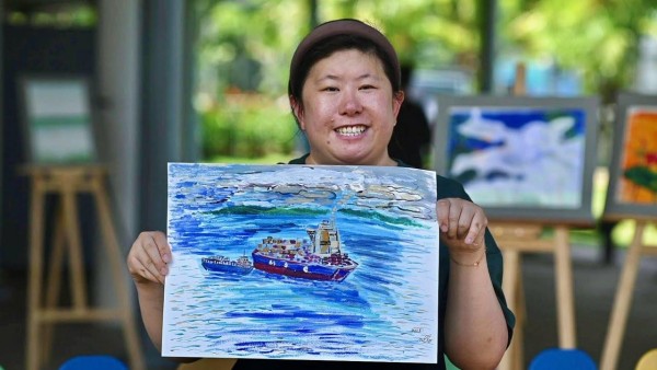Sally Huang Wong, artista panameña de ascendencia china. Sally Huang Wong, artista panameña de ascendencia china.