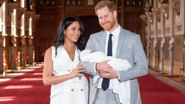 El hijo de los duques de Sussex, Archie Harrison. El hijo de los duques de Sussex, Archie Harrison.