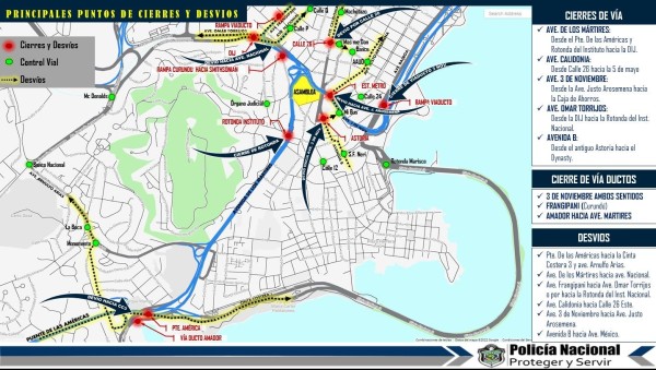 La Avenida 3 de Noviembre estará cerrada frente a la estación del Metro de la 5 de Mayo. La Avenida 3 de Noviembre estará cerrada frente a la estación del Metro de la 5 de Mayo.