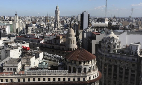 Fotografía de archivo panorámica de Buenos Aires (Argentina). Fotografía de archivo panorámica de Buenos Aires (Argentina).