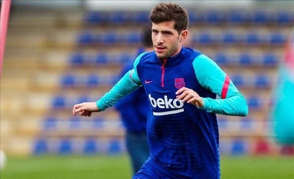 Imagen de archivo del futbolista, Sergi Roberto durante un entrenamiento del FC Barcelona. Imagen de archivo del futbolista, Sergi Roberto durante un entrenamiento del FC Barcelona.