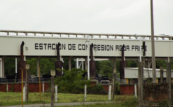 Fotografía cedida hoy, por la Alianza Mexicana contra el Fracking, que muestra una estación de compresión de agua fría en Ciudad de México (México). Fotografía cedida hoy, por la Alianza Mexicana contra el Fracking, que muestra una estación de compresión de agua fría en Ciudad de México (México).