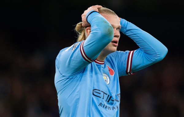 Erling Haaland, delantero en el Manchester City, arrastra una lesión en el ligamento del tobillo. Erling Haaland, delantero en el Manchester City, arrastra una lesión en el ligamento del tobillo.