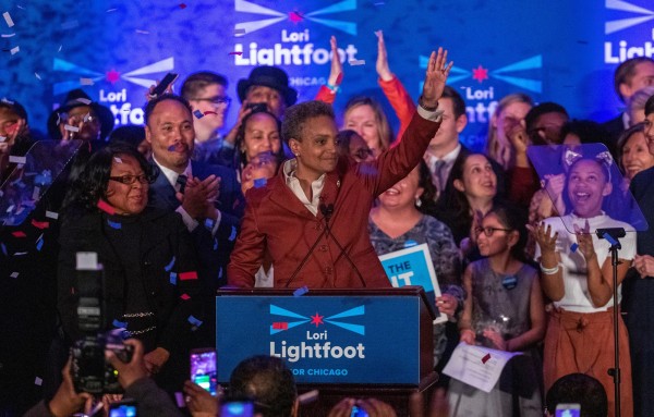 La alcaldesa de Chicago, Lori Lightfoot La alcaldesa de Chicago, Lori Lightfoot