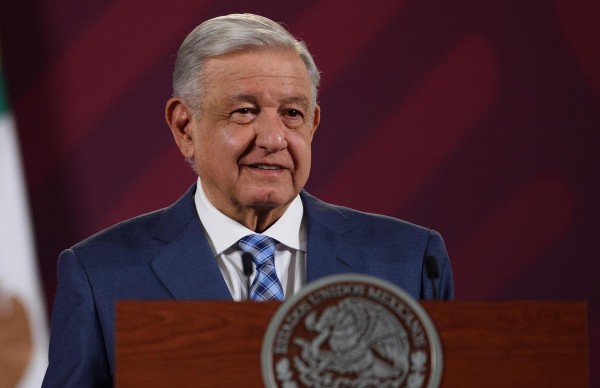 Fotografía cedida hoy por Presidencia de México, del mandatario mexicano, Andrés Manuel López Obrador, durante una conferencia de prensa en Palacio Nacional de la Ciudad de México (México). Fotografía cedida hoy por Presidencia de México, del mandatario mexicano, Andrés Manuel López Obrador, durante una conferencia de prensa en Palacio Nacional de la Ciudad de México (México).
