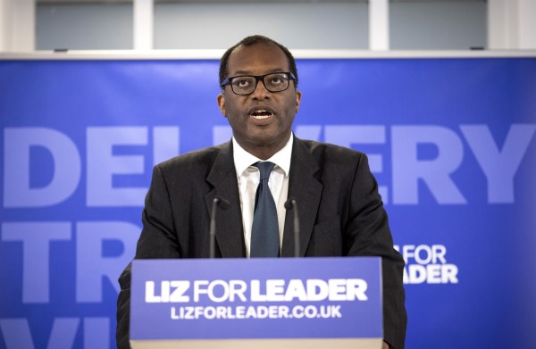 El ministro británico de Economía, Kwasi Kwarteng en una foto de archivo El ministro británico de Economía, Kwasi Kwarteng en una foto de archivo