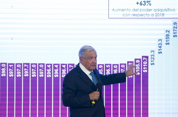 El presidente de México Andrés López Obrador. El presidente de México Andrés López Obrador.