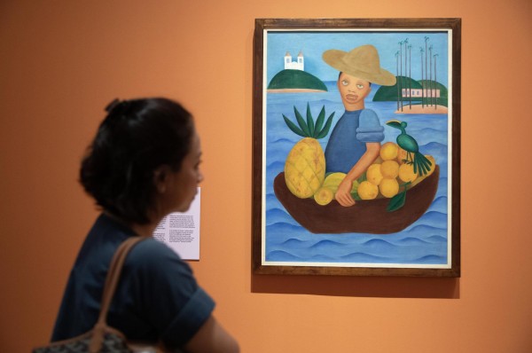 'O vendedor de frutas', de la brasileña Tarsila do Amaral. 'O vendedor de frutas', de la brasileña Tarsila do Amaral.