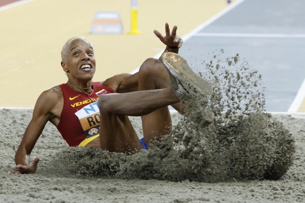 Fotografía de archivo de la atleta venezolana Yulimar Rojas. Fotografía de archivo de la atleta venezolana Yulimar Rojas.