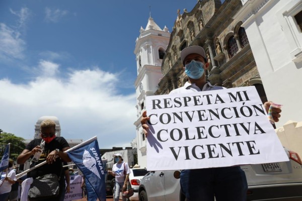 Protestas de trabajadores de Copa, Fenatia Protestas de trabajadores de Copa, Fenatia