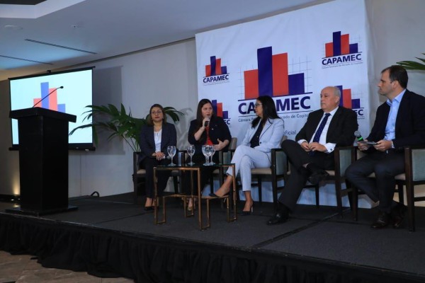 Panelistas durante el conversatorio 'Panamá, salida de la lista gris del Gafi y reto del sector de valores', que fue organizado por la Cámara Panameña de Mercado de Capitales. Panelistas durante el conversatorio 'Panamá, salida de la lista gris del Gafi y reto del sector de valores', que fue organizado por la Cámara Panameña de Mercado de Capitales.