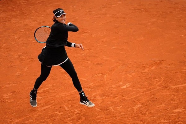 La tenista,Garbiñe Muguruza en una imagen de archivo durante su partido ante la eslovena Zidansek La tenista,Garbiñe Muguruza en una imagen de archivo durante su partido ante la eslovena Zidansek