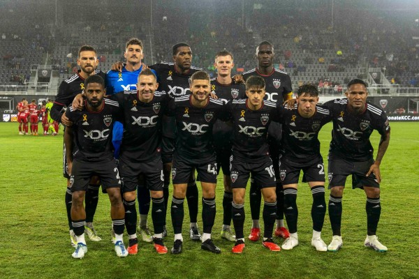 El panameño Eric Davis (esquina inferior derecha) dentro del once inicial del DC United. El panameño Eric Davis (esquina inferior derecha) dentro del once inicial del DC United.