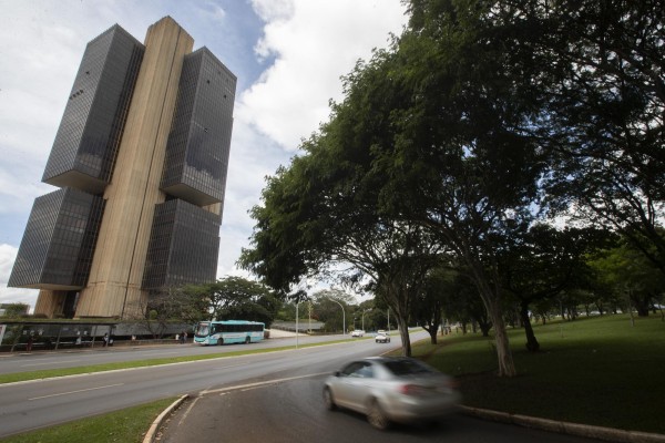 Vista del edificio del Banco Central en la ciudad de Brasilia, en una fotografía de archivo. Vista del edificio del Banco Central en la ciudad de Brasilia, en una fotografía de archivo.