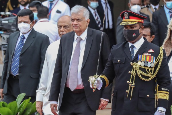 El recién designado presidente de Sri Lanka, Ranil Wickremesinghe El recién designado presidente de Sri Lanka, Ranil Wickremesinghe