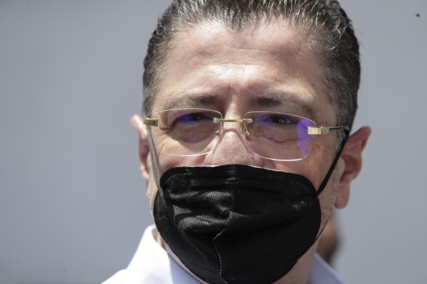 Fotografía de archivo en la que se registró al presidente de Costa Rica, Rodrigo Chaves, en San José (Costa Rica). Fotografía de archivo en la que se registró al presidente de Costa Rica, Rodrigo Chaves, en San José (Costa Rica).