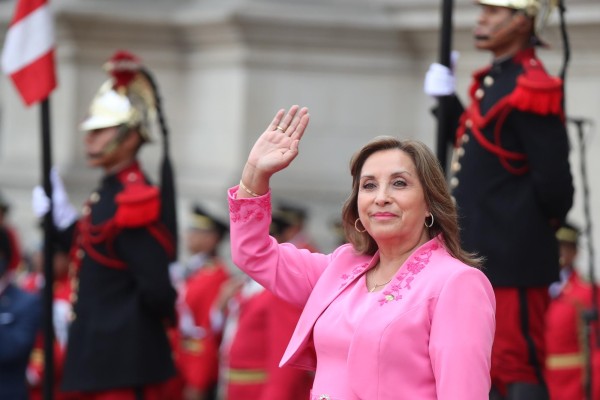 Fotografía de archivo de la presidenta de Perú, Dina Boluarte. Fotografía de archivo de la presidenta de Perú, Dina Boluarte.
