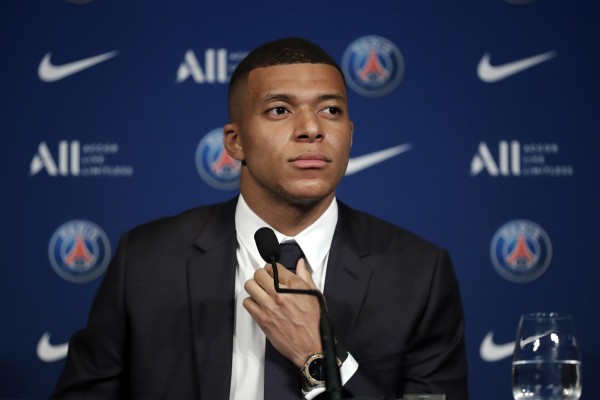 El jugador del Paris Saint Germain, Kylian Mbappé. El jugador del Paris Saint Germain, Kylian Mbappé.