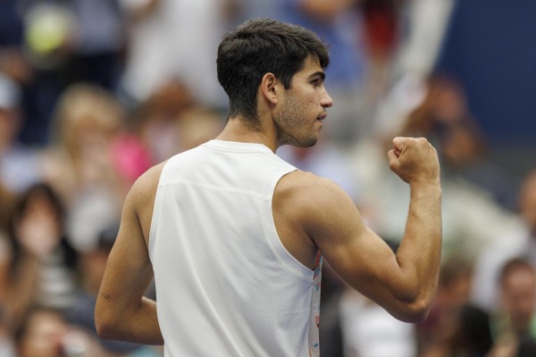 Carlos Alcaraz durante el US Open 2023. Carlos Alcaraz durante el US Open 2023.