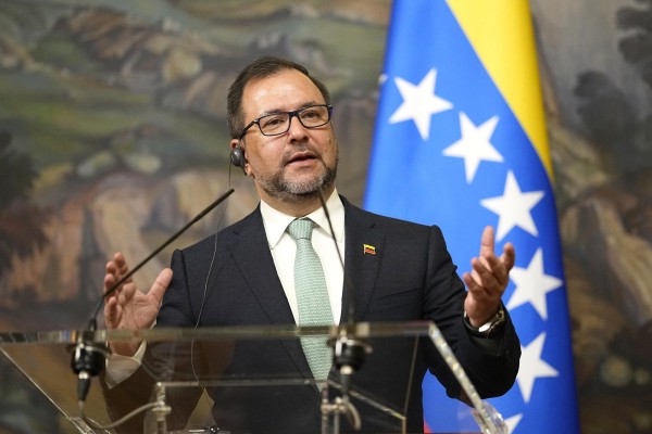 Fotografía de archivo en la que se registró al canciller de Venezuela, Yván Gil Pinto, en Moscú (Rusia). Fotografía de archivo en la que se registró al canciller de Venezuela, Yván Gil Pinto, en Moscú (Rusia).