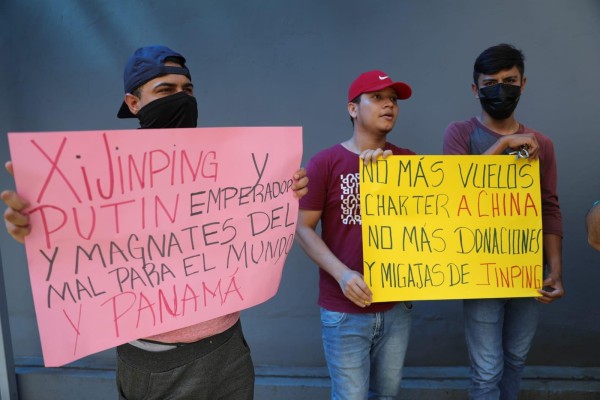 Protesta contra el TLC entre Panamá y China Protesta contra el TLC entre Panamá y China
