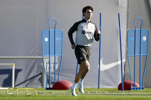 Joao Félix, en el entrenamiento de este sábado Joao Félix, en el entrenamiento de este sábado