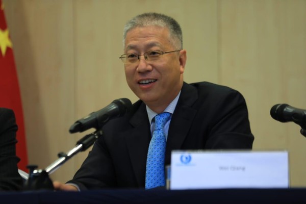 Wei Qiang, embajador de China en Panamá. Wei Qiang, embajador de China en Panamá.