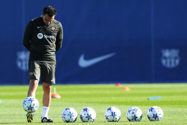 El técnico del FC Barcelona, Xavi Hernández. El técnico del FC Barcelona, Xavi Hernández.