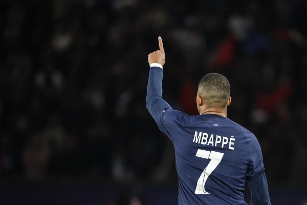 El jugador francés Kylian Mbappé. El jugador francés Kylian Mbappé.