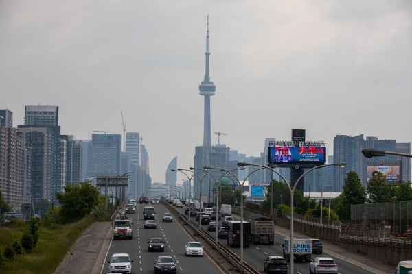 Un vista de la ciudad de Toronto, en una fotografía de archivo. Un vista de la ciudad de Toronto, en una fotografía de archivo.
