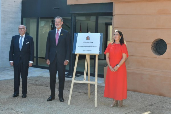 El rey Felipe VI inaugura la nueva embajada de España en Paraguay El rey Felipe VI inaugura la nueva embajada de España en Paraguay