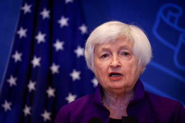 Imagen de archivo de la secretaria del Tesoro estadounidense, Janet Yellen. Imagen de archivo de la secretaria del Tesoro estadounidense, Janet Yellen.