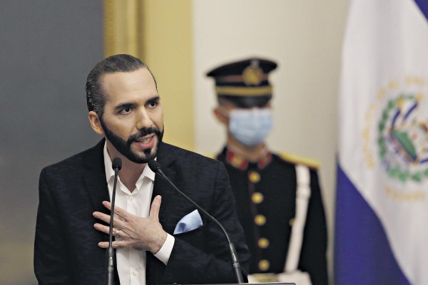 El presidente de El Salavdor, Nayib Bukele. El presidente de El Salavdor, Nayib Bukele.
