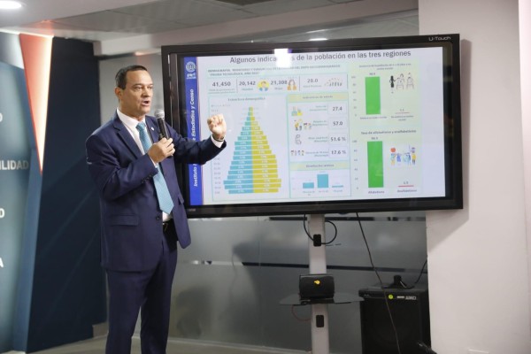 Samuel Moreno, director del INEC explica algunos de los hallazgos de la prueba censal. Samuel Moreno, director del INEC explica algunos de los hallazgos de la prueba censal.