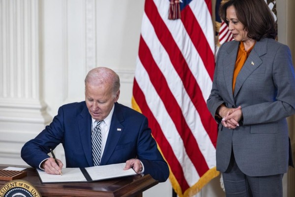 Joe Biden, presidente de Estados Unidos junto a su vicepresidenta, Kamala Harrys. Joe Biden, presidente de Estados Unidos junto a su vicepresidenta, Kamala Harrys.