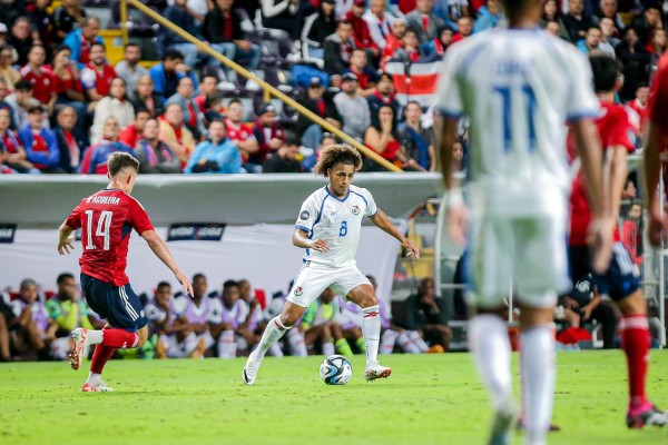 Adalberto Carrasquilla durante el partido contra Costa Rica. Adalberto Carrasquilla durante el partido contra Costa Rica.