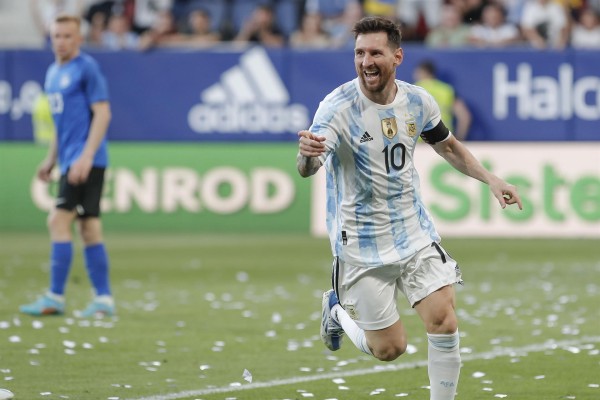 El delantero de la selección argentina de fútbol Lionel Messi El delantero de la selección argentina de fútbol Lionel Messi