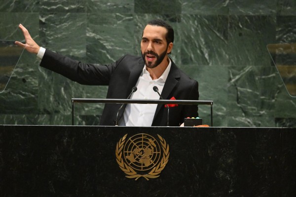 El presidente de El Salvador El presidente de El Salvador