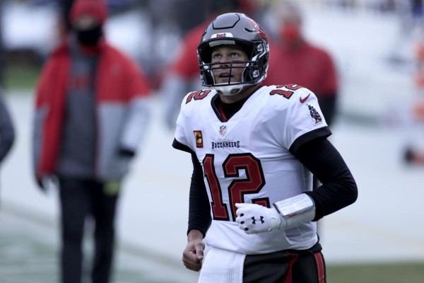Tom Brady, 'quarterback' de los Tampa Bay Buccaneers. Tom Brady, 'quarterback' de los Tampa Bay Buccaneers.