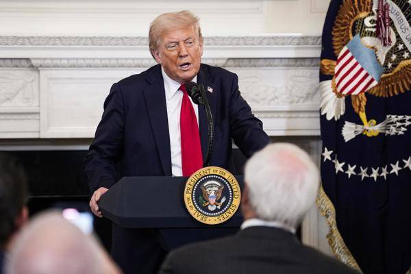 El presidente de EE.UU., Donald Trump interviene en la Casa Blanca en Washington (EE.UU.) El presidente de EE.UU., Donald Trump interviene en la Casa Blanca en Washington (EE.UU.)