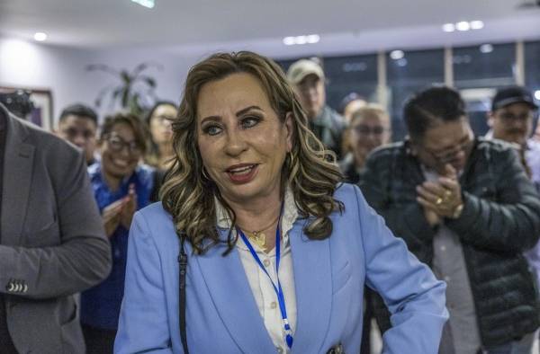 La candidata Sandra Torres Casanova, de la Unidad Nacional de la Esperanza, que pasa a la segunda vuelta de las elecciones presidenciales. La candidata Sandra Torres Casanova, de la Unidad Nacional de la Esperanza, que pasa a la segunda vuelta de las elecciones presidenciales.