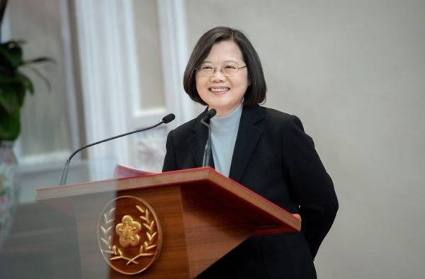 La presidenta de Taiwán, Tsai Ing-wen. La presidenta de Taiwán, Tsai Ing-wen.