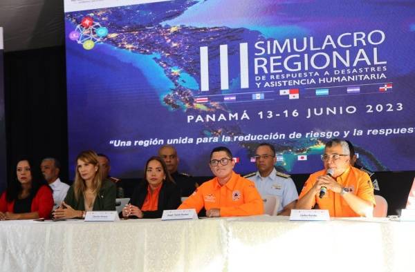 Demostración de lo que será el III Simulacro Regional de Respuesta a Desastre y Asistencia Humanitaria, Demostración de lo que será el III Simulacro Regional de Respuesta a Desastre y Asistencia Humanitaria,