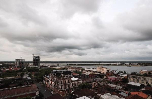 Vista de parte del casco histórico del centro de Asunción, en una fotografía de archivo. Vista de parte del casco histórico del centro de Asunción, en una fotografía de archivo.